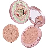 Flower Knows Midsummer Fairytales Velvet Embossed Blush,Taupe Nude Matte Powder Blush for Cheeks,Buildable & Blendable Face Makeup,Soft Long-Lasting Make Up for Women & Girls,0.17 Oz(05 Valley Lily)