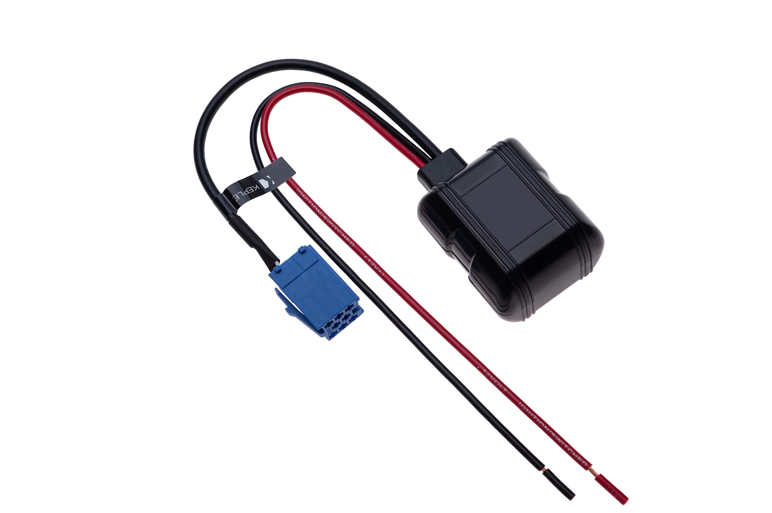 Blaupunkt Car Bluetooth Module to 8 pin AUX In Music Receiver Compatible with VW Volkswagen Audi Becker Fiat Seat Skoda Lancia vechicle Radio Stereo | 12V