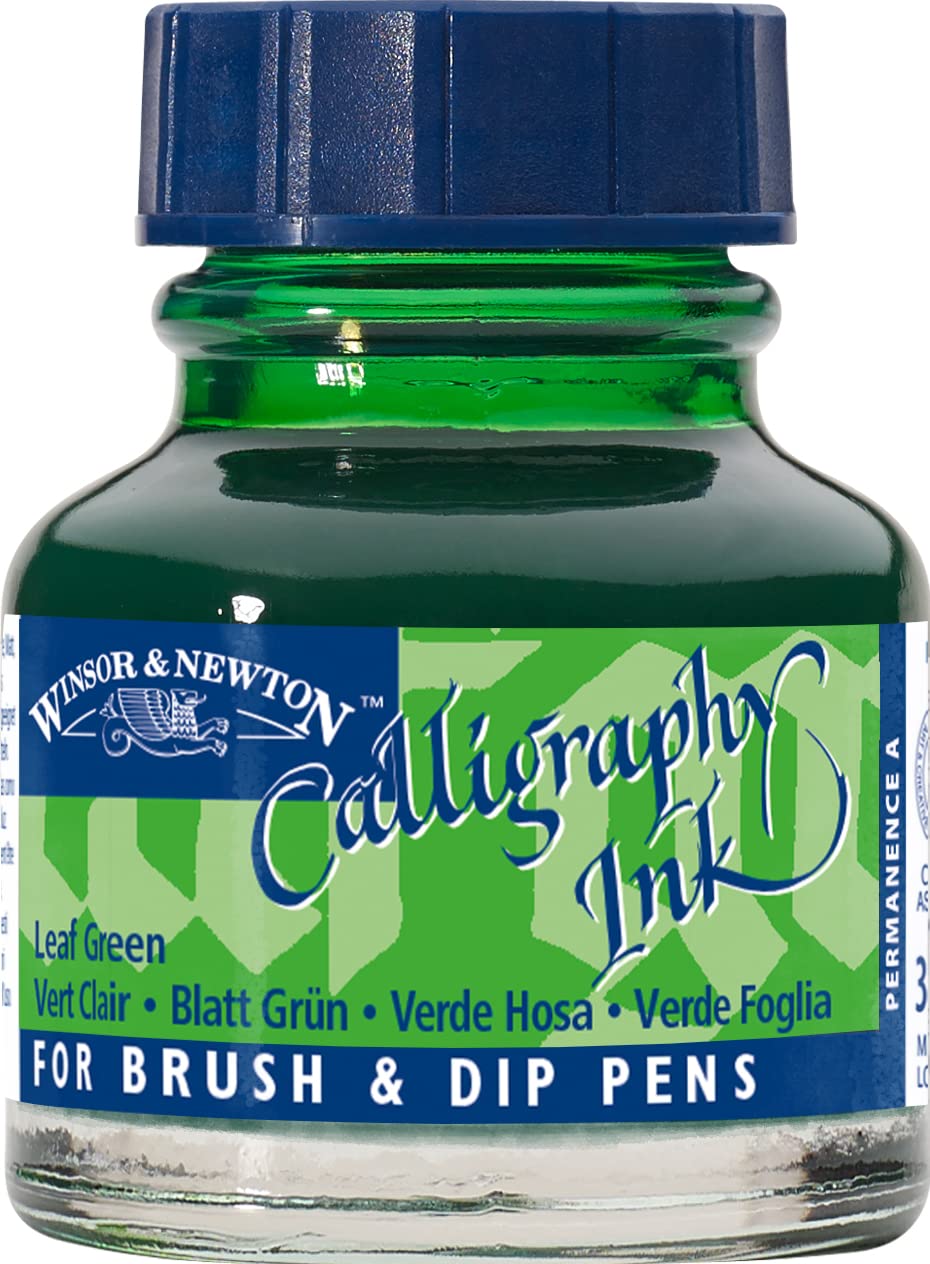 Winsor and Newton Calligraphy Ink 30ml 241 Leaf Green (Bttl)