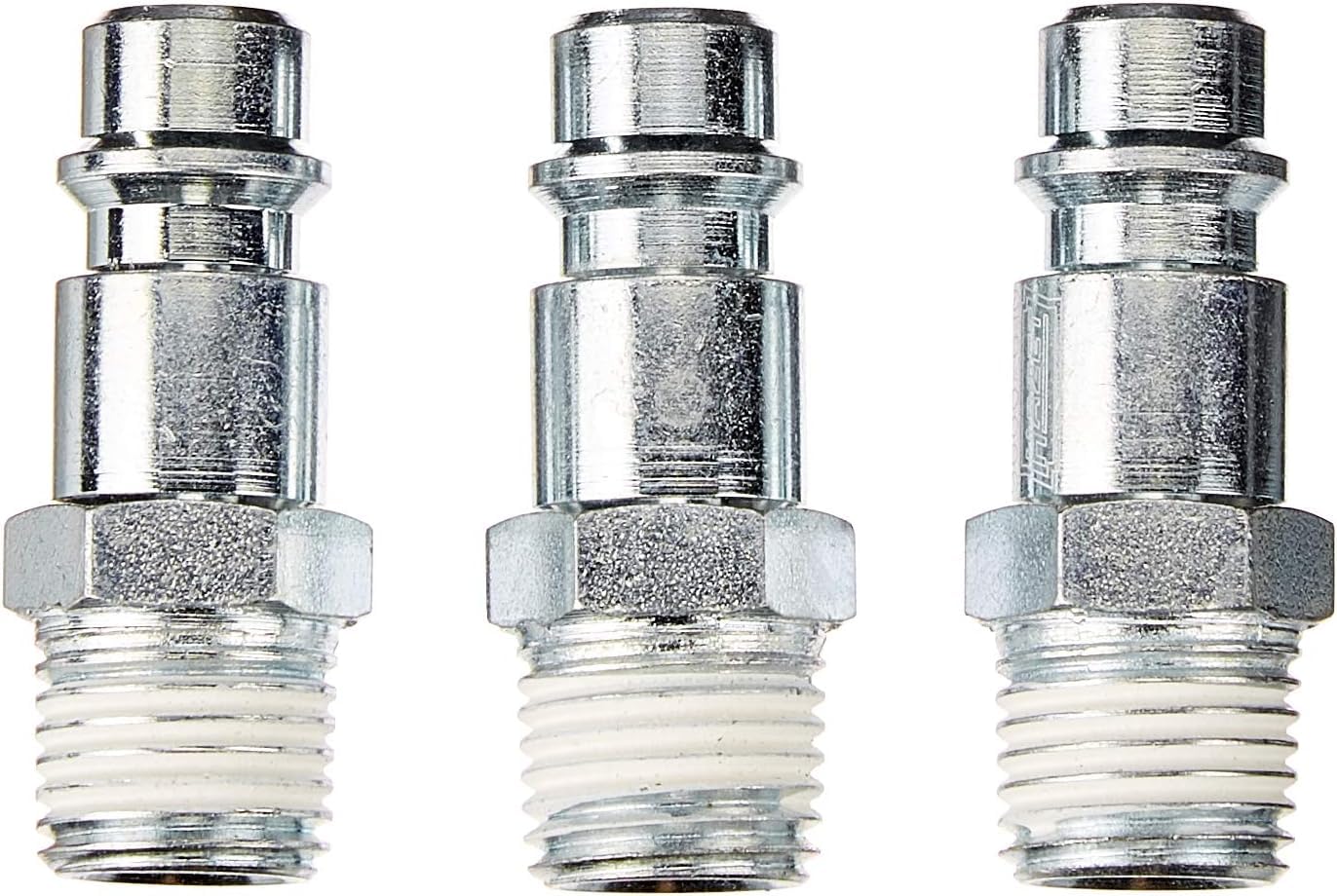 HAZET 9000-010/3 Air Inlet Nipple Set - Nickel-Plated