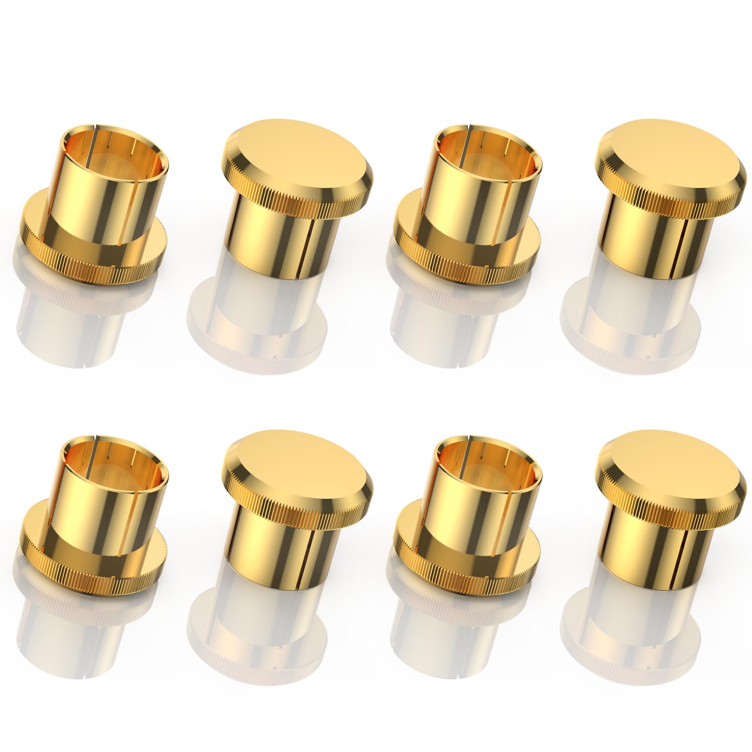 Tertullus 8 Pcs Rca Noise Stopper Dust Proof Cap Protector Cover Shielding Cap