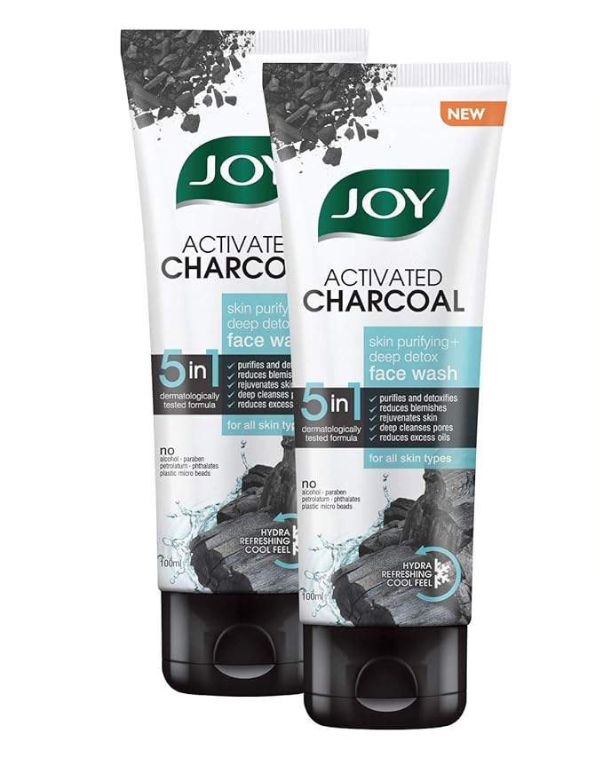 Buy Joy Activated Charcoal Face Wash Skin Purifying+Deep Detox For