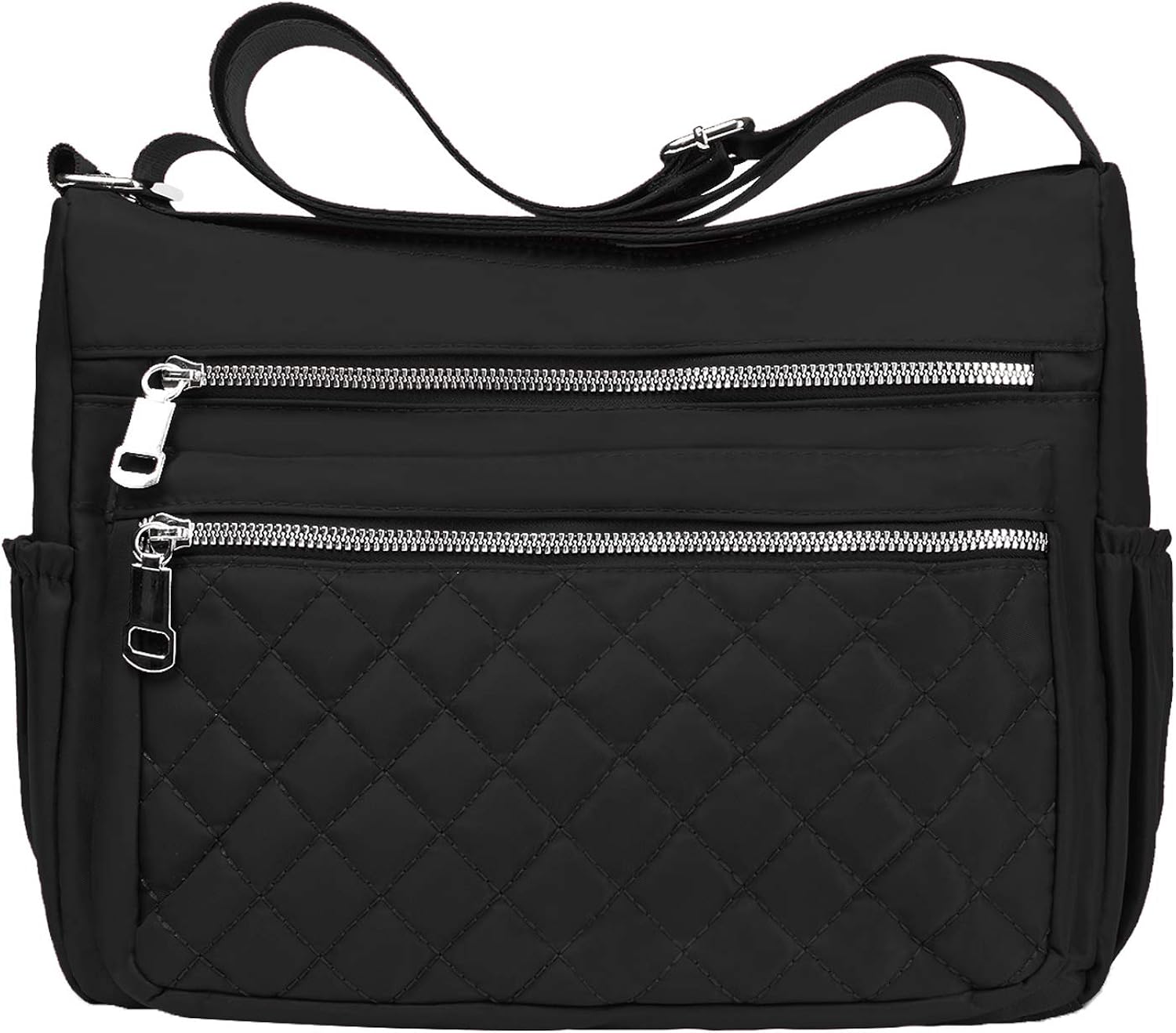 quilted messenger bag