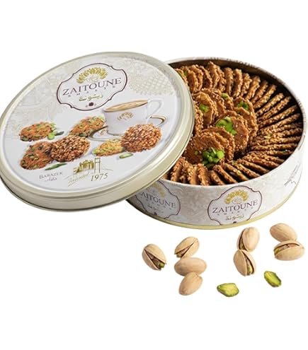Amazon.com: Zaitoune Mixed Chocolate & Pistachio Petit Fours – 12