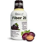 GADAVYT Fiber 20 - High Fiber Supplement for Women & Men, 20g Liquid Soluble Fiber/Serving, Prebiotic & Postbiotic Complex + Vitamins A, D3, E & Magnesium, Gut Health, Digestive Health, 16 fl oz