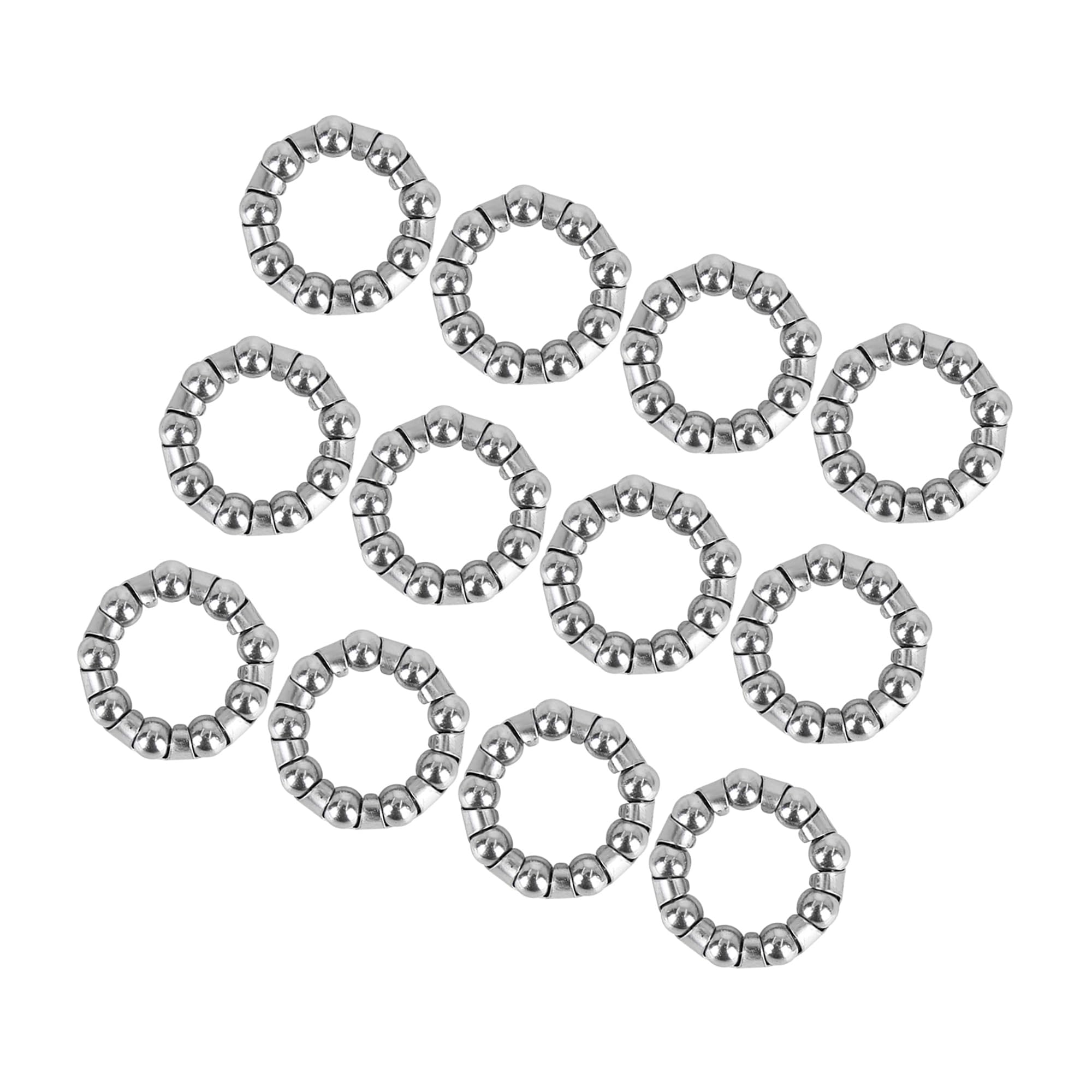 Motoforti 12pcs 29.5mm Crank Bearings Mid Axle Wheel Bearing Retainer for Bike Long-lasting
