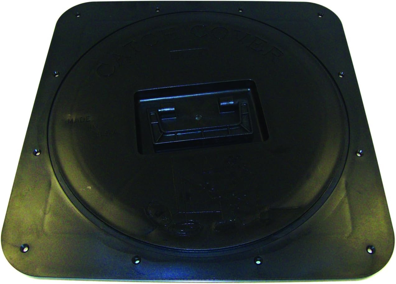 6 Catch Cover 9 Inch Hole Sleeve for Ice Fish House Fishing New Black