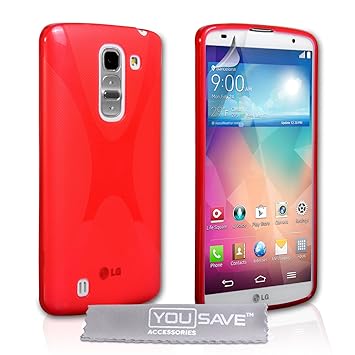 Yousave Yousave Accessories Lg G Pro 2 Silicone Gel X Line Case