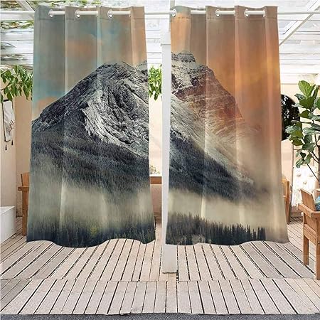 Amazon Com Outdoor Curtain Rod Outdoor Curtains For Patio