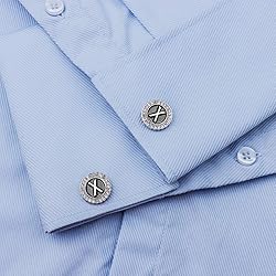 HAWSON A-Z Initial Cufflinks for Men and Women with