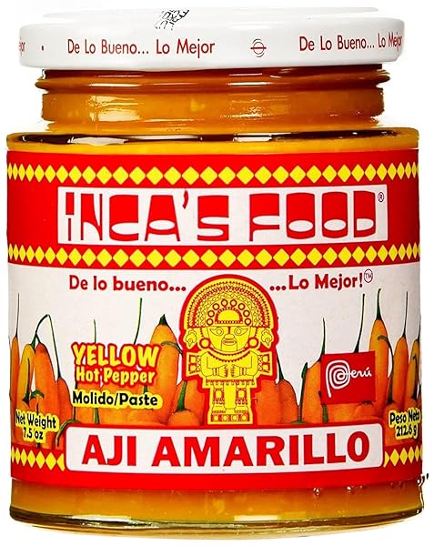INCA’S FOOD AJI AMARILLO YELLOW HOT PEPPER PASTE – 7.5 OZ