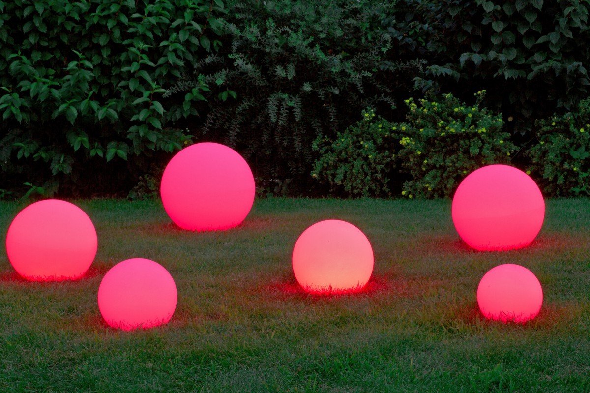 Luminatos 80 Led Leucht Kugel 80 Cm 16 Farben Mit Fernbedienung Elipesa Com