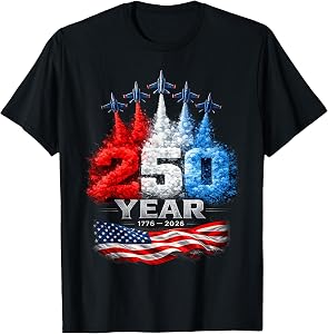 250th Anniversary USA Patriotic 250 Years American 4th July T-Shirt