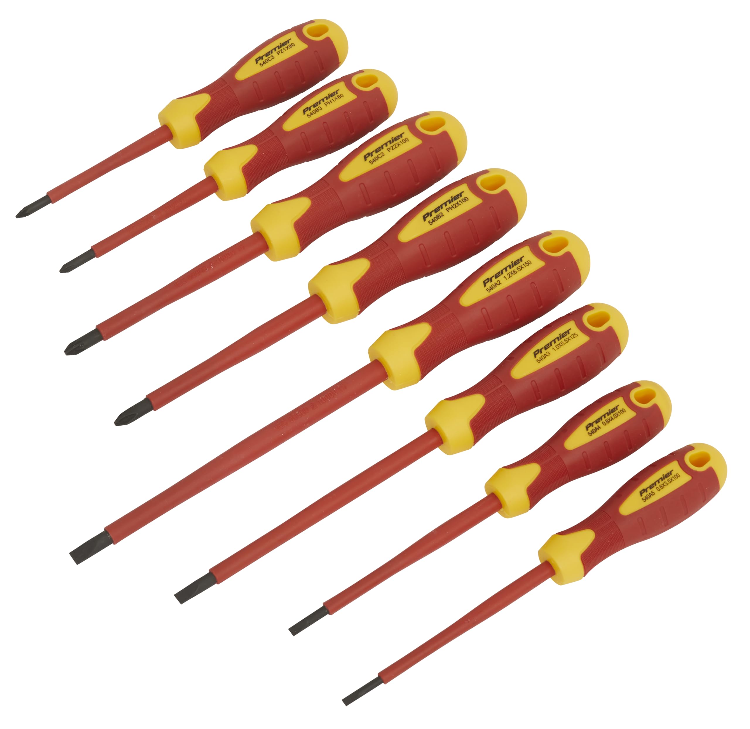 Sealey Ak6124 Screwdriver Set 8Pc Vde Approved