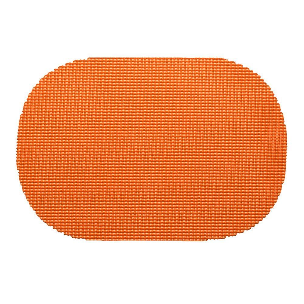 Kraftware 14836 Fishnet Placemat Dz, Oval, Spice Orange