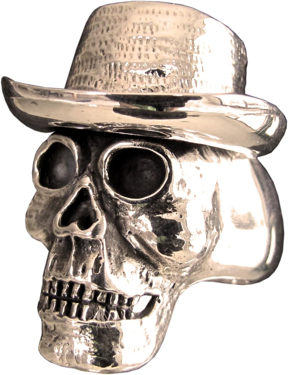 Bronze Cowboy Skull Ring
