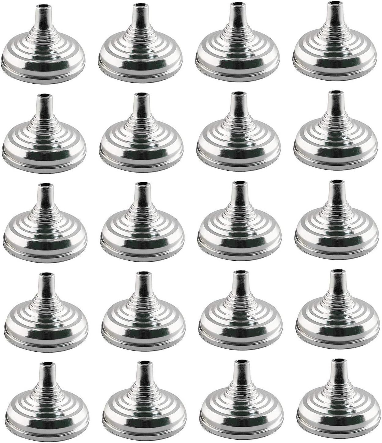 Flagpole Hardware - JCBIZ 20pcs Negotiation Work Flag Stands 55x35mm Silver Color Table Flag Stands Flag Holders for Country, Company and Sports Team Logo Flag