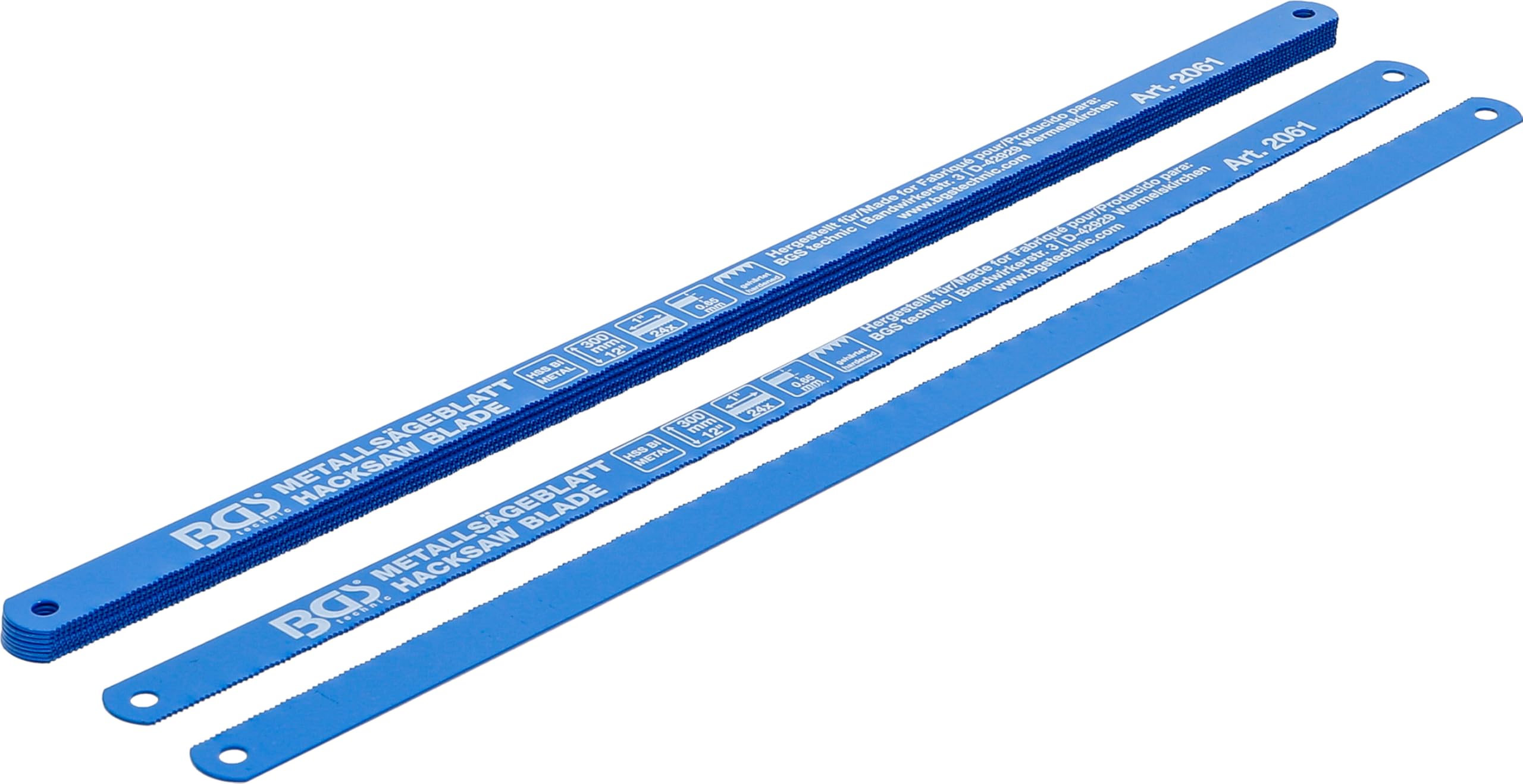 BGS 2061 | Hacksaw Blades | HSS | 13 x 300 mm | 10 pcs.