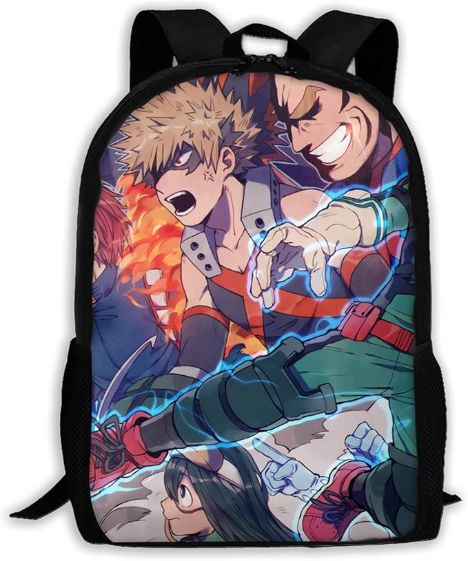 Anime My Hero Academia Travel Backpack Lightweight Rucksack Outdoor