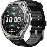 Amazfit Balance 3 Smart Watch, 1.5" AMOLED Sapphire Glass, iOS/Android | 48mm, 21-Day Battery, Stainless Steel Case, Dual-Band GPS, Flashlight, Water-Resistant, 64GB, Offline Maps, 180 Sports Modes
