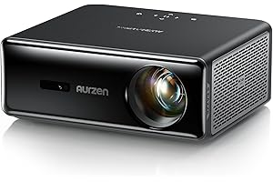 Aurzen EAZZE D1 MAX Google TV Plus, 4K Supported Smart Projector with WiFi and Bluetooth, MEMC Technology, 950 ANSI Lumens, F