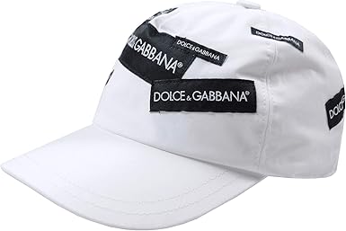 Dolce & Gabbana Kids Gorra Logo Extra Large White: Amazon.es: Ropa ...