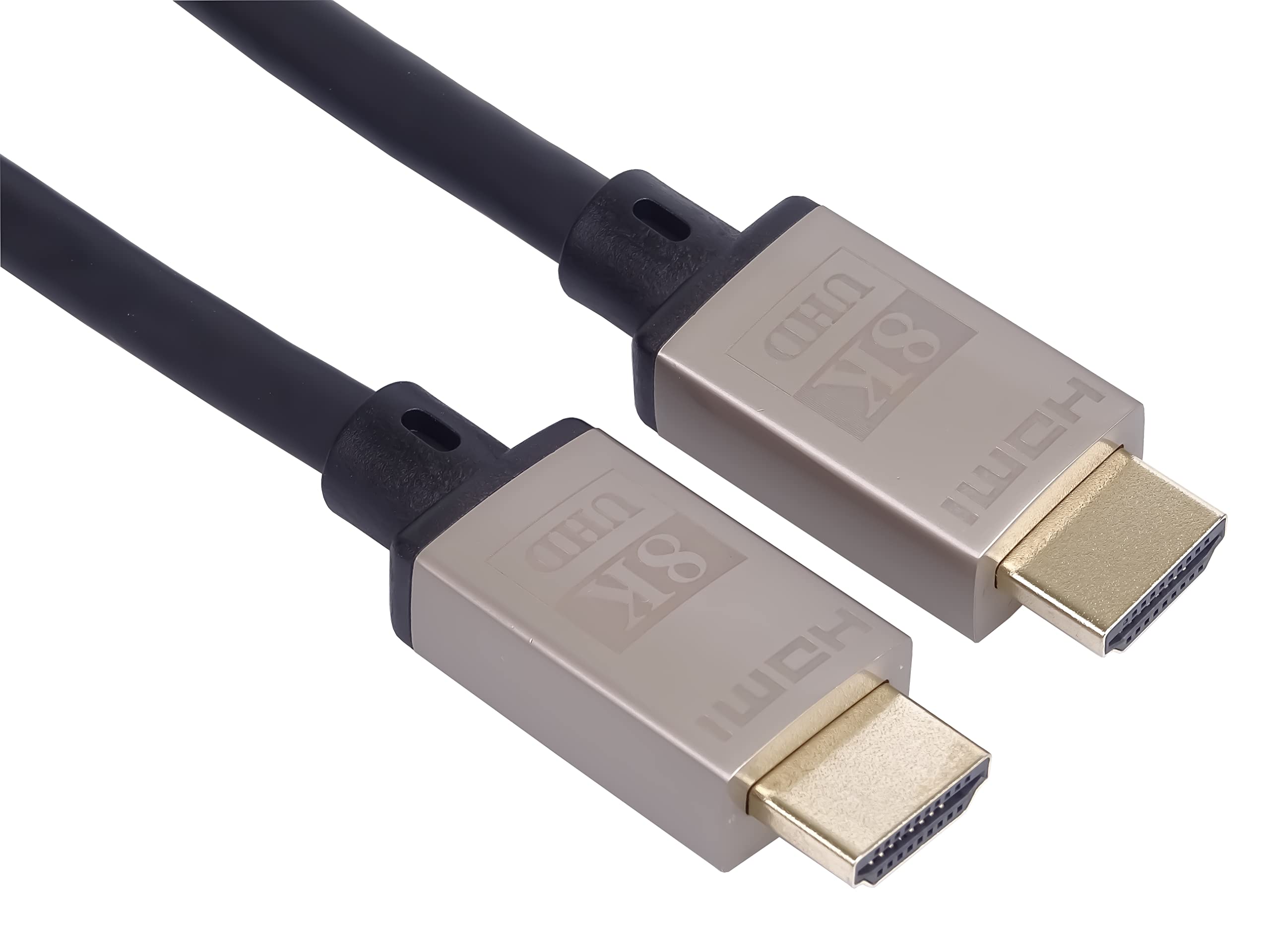 PremiumCord Ultra High Speed HDMI 2.1 Cable, Resolution 8K@60Hz 4320p, 3D, eARC, HDR, Gold Plated Connectors, Metal Connectors, Length 2m