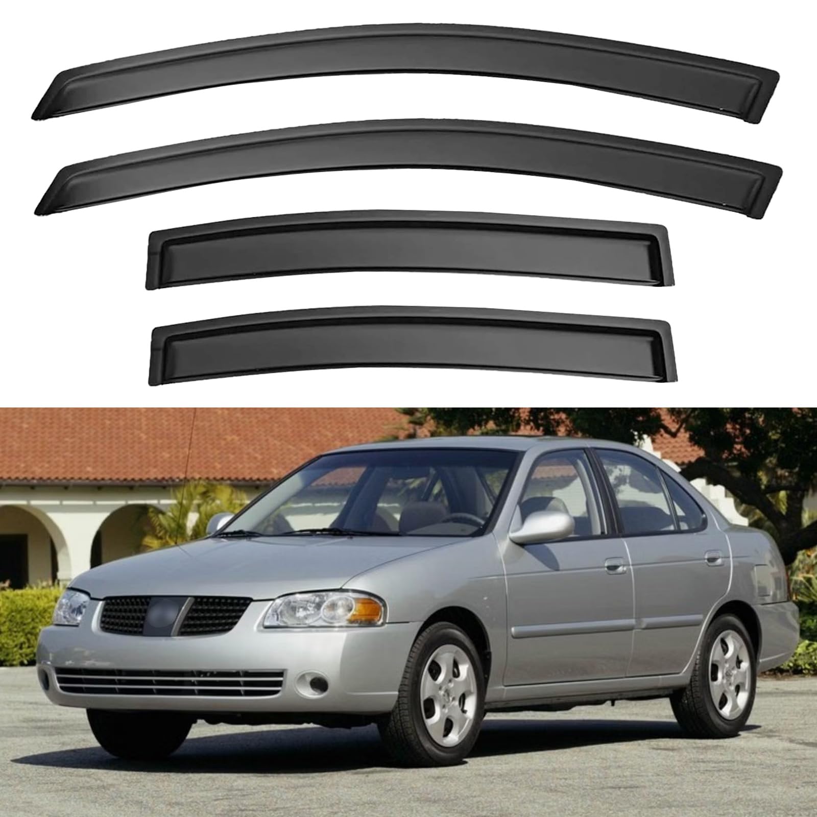 Window Visors Rain Guards Shield for 2000-2006