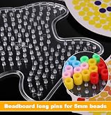 Zocipro 15-Piece Clear Animal Fuse Bead Boards 5mm Pegboards w/ Templates Kids view 3