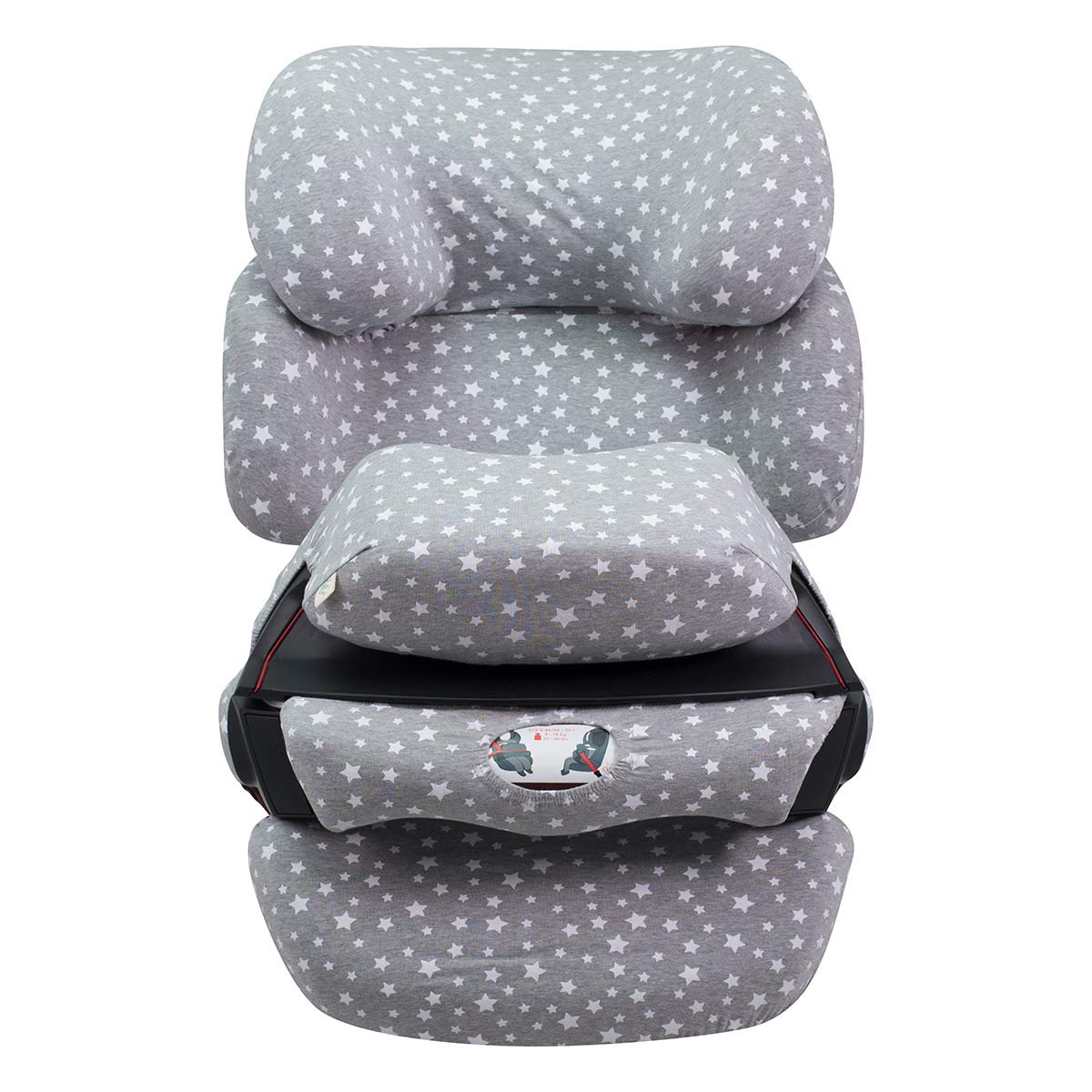 JYOKO KIDS Baby Car Seat Cover Liner Made Cotton Compatible with Cybex Pallas Fix- 2 Fix (White Star)