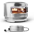 Solo Stove Pi Pizza Oven, Wood & Gas Burner | Incl. Stainless Steel Outdoor Pizza Maker, Wood Burning Assembly, Gas Burner, C