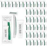 Disposable Razors in Bulk ,Green Razors Individually Wrapped Bulk,Twin Blade Razors with Clear Safety Cap and Shaving Cream, Razors For Homeless, Hotel,Air Bnb,Shelter/Homeless/Travel (30)