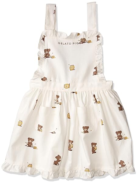 Amazon ジェラート ピケ ベア柄kidsエプロン Pkgg194648 Owht 日本