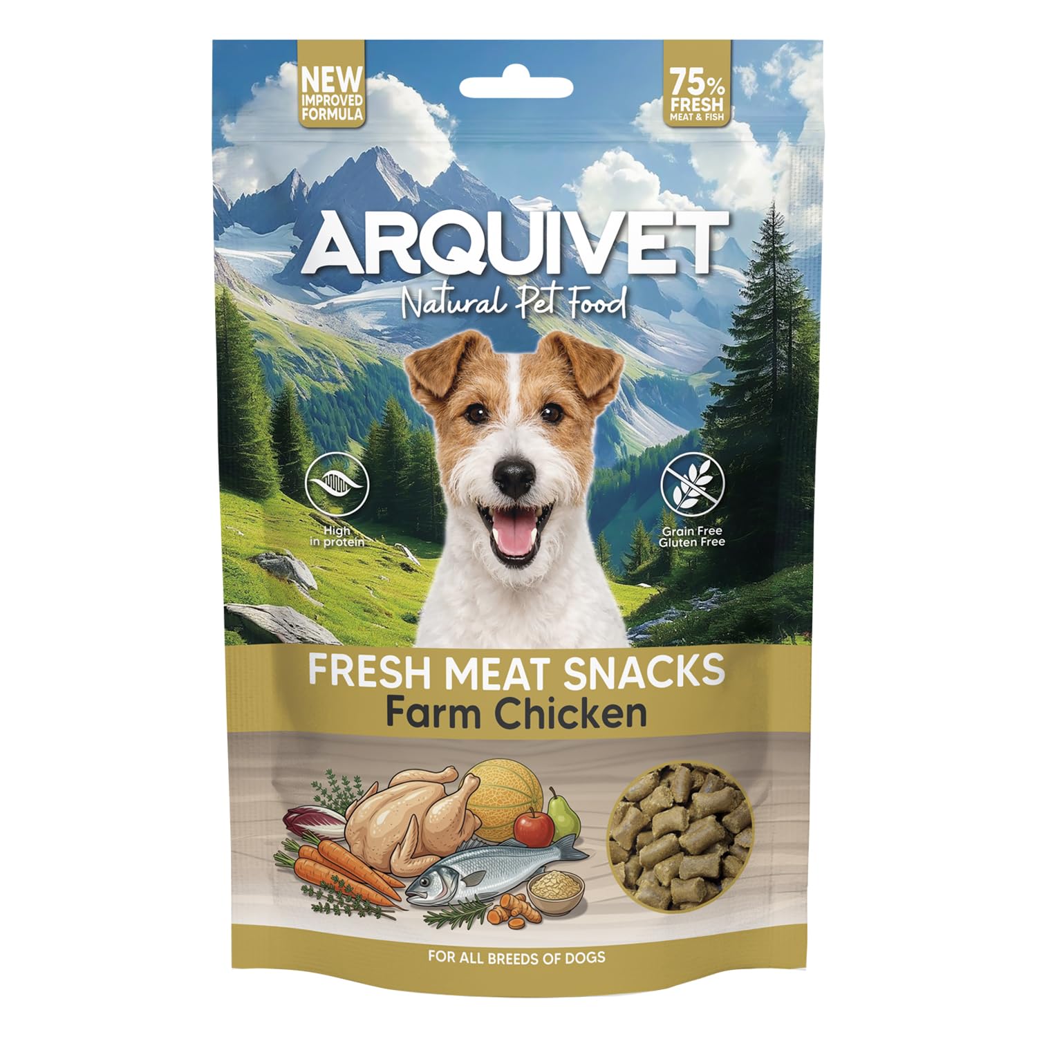 Arquivet Snacks Fresh Meat Farm Chicken 800 g – 855 Gr