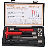 11Pcs M16x1.5 Thread Repair Kit Stainless Steel Drill Helicoil Repair Kit Threaded Reply Tool Kit