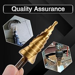 KATUR Step Drill Bit Two Large HSS Spiral Flutes