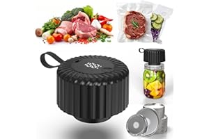 Mason Jar Vacuum Sealer, Food Saver Vacuum Sealer Machine(Lids Included) for Wide, Regular Mouth Mason Jars, Portable Automat