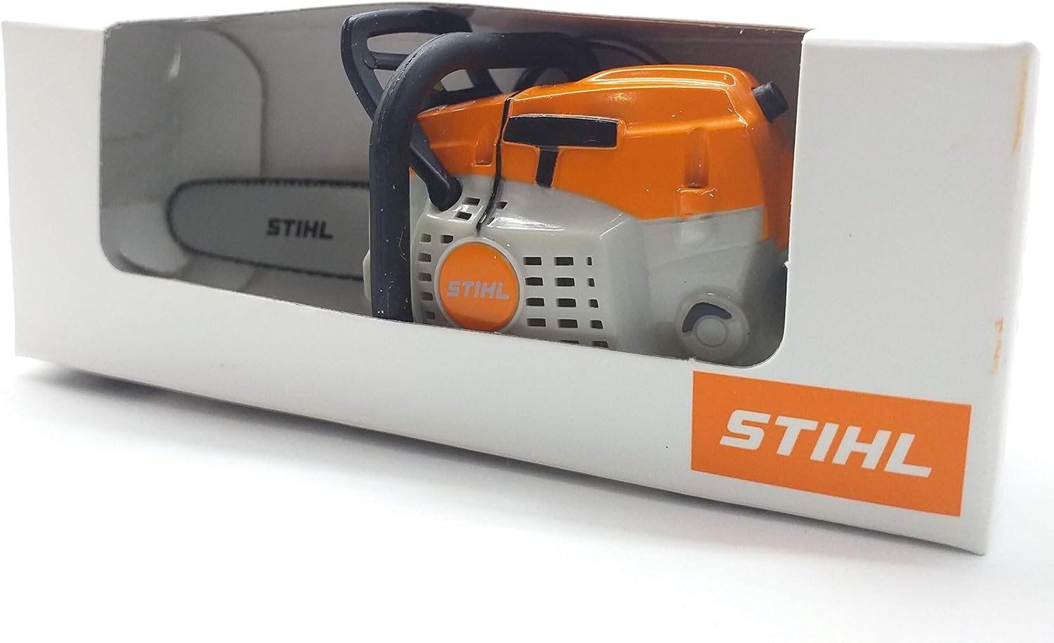 Stihl Battery Operated Chainsaw Keyring - With Sounds: Garden & Outdoor