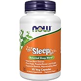 NOW Foods Supplements, Sleep with Valerian Root Extract Plus Hops, Passionflower and GABA, Botanical Sleep Blend*, 90 Veg Capsules