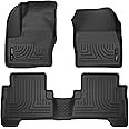 Husky Liners Weatherbeater Floor Mats | Fits 2013 - 2019 Ford Escape; 2013 - 2018 Ford C-Max | Front & 2nd Row, 3-pc Black - 99741