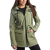 Spyder Womens Softshell Jacket - Wind and Water Resistant Lightweight Fleece Lined Cinched Waist Long Anorak Jacket