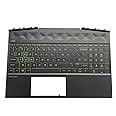 Replacement for HP Gaming Pavilion 15-DK 15-DK0126TX TPN-C141 Laptop Upper Top Cover Case Palmrest Backlit Keyboard Assembly Part L57593-001 AP2K8000310