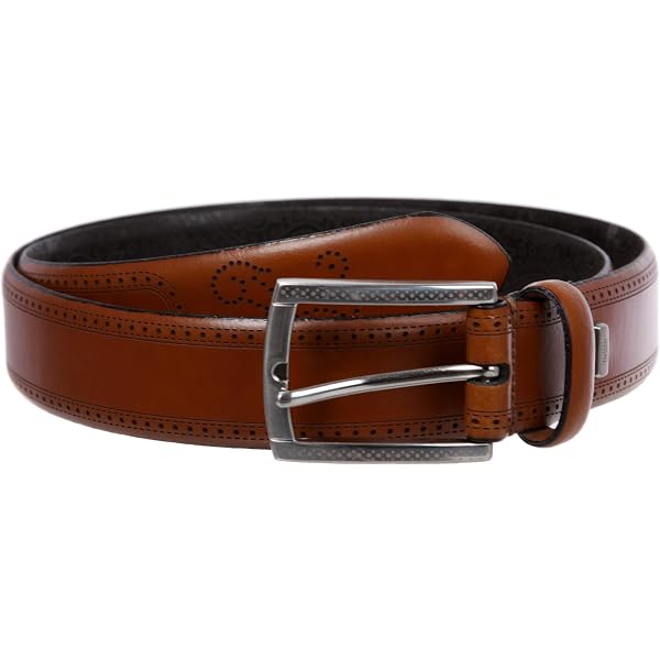 Dangerous Threads Big & Tall Men's Heavy Duty Leather Belt - 1 1/4" Wide, Dark Chocolate Brown, Sizes 46-72 - View #4