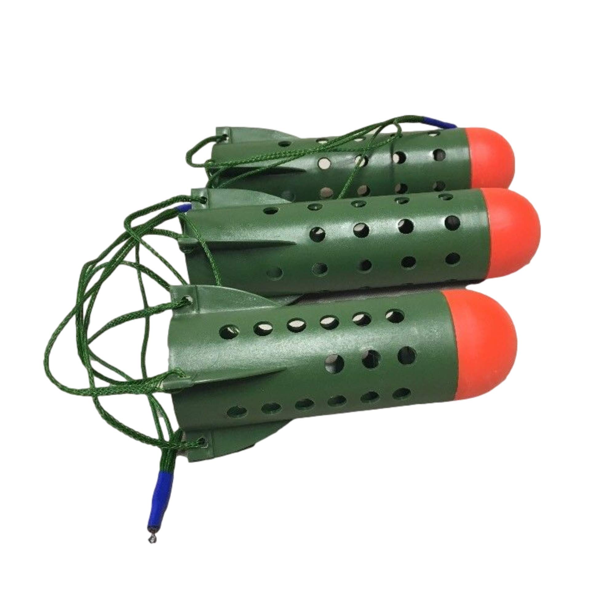 BZS Fishing Bait Spod Rocket Bomb Set - Float Bait and Feeder Holder for Coarse Carp Fish Tackle Rocket Tool Accessories- (Small, Medium and Large)