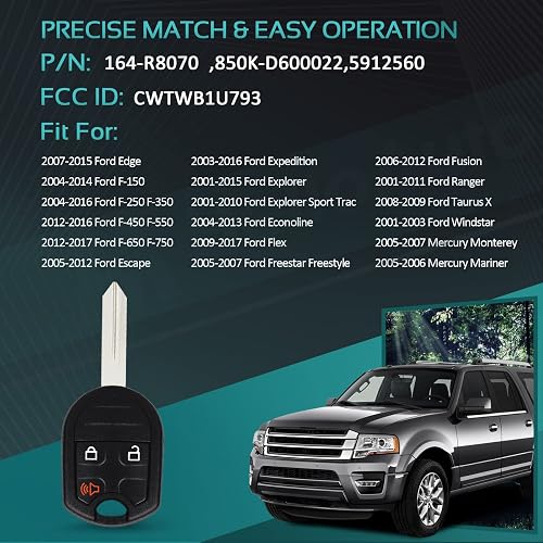 Reviews for Car Keys Express Ford 4-Button Keyless Entry Remote