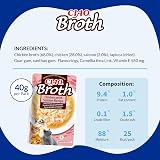 INABA Ciao Broth Chicken with Salmon Wet Cat Food 12 Pack 480g view 6