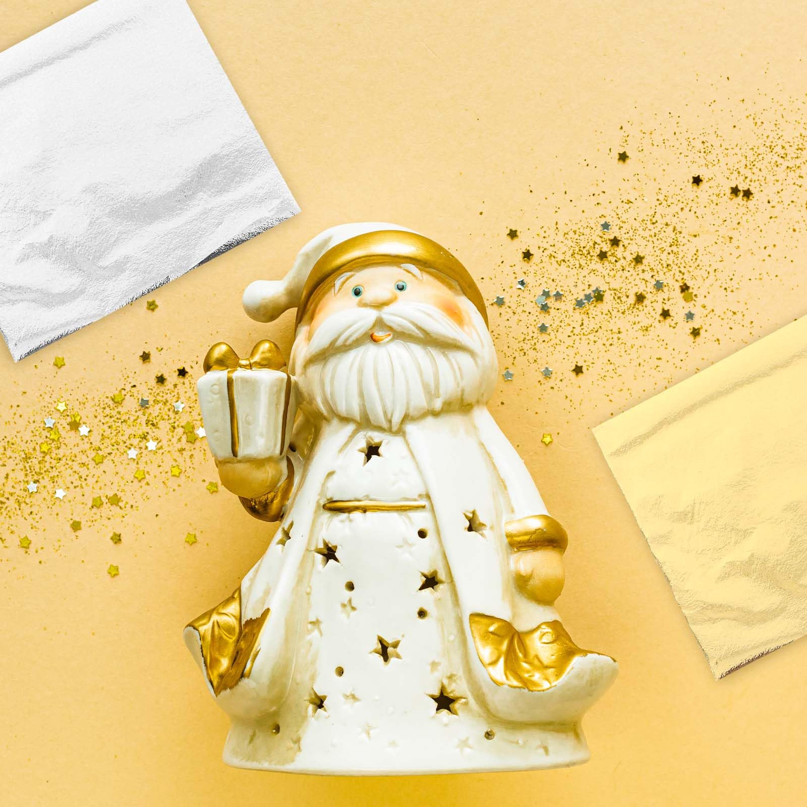 240 Sheets Gold Leaf Sheets 12 Colors Gold Foil Leaf Multi-Color Imitation Gold Leaf Paper for Art Decoration, Painting, Nails, Handicrafts, DIY Crafts(3.15 x 3.35 Inches)