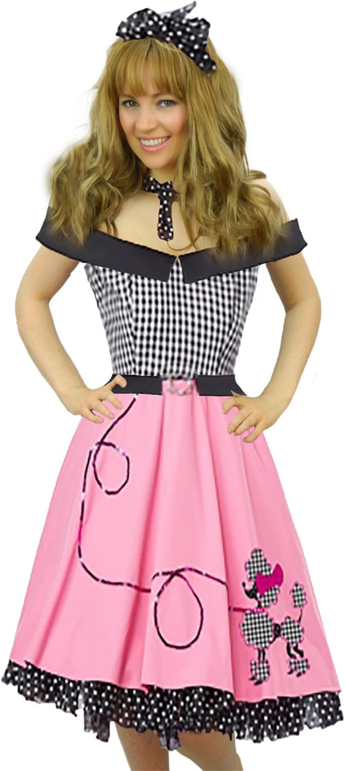 rock and roll fancy dress plus size