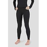 Terramar womens Cloudnine Performance Tights base layer bottoms, Black, Large US