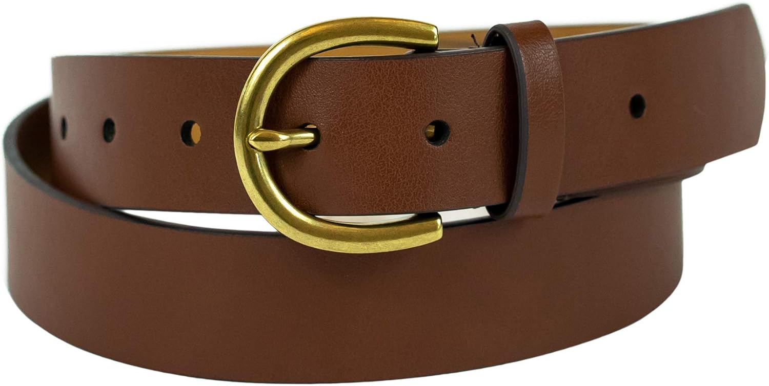 Chaps Women's Simple Minimalist Skinny Jean Belt at  Women’s Clothing store